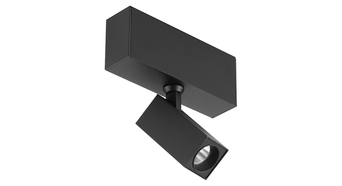 MAGNETIC TRACK SYSTEM - ADJUSTABLE SPOTLIGHT RECTANGLE MODULE
